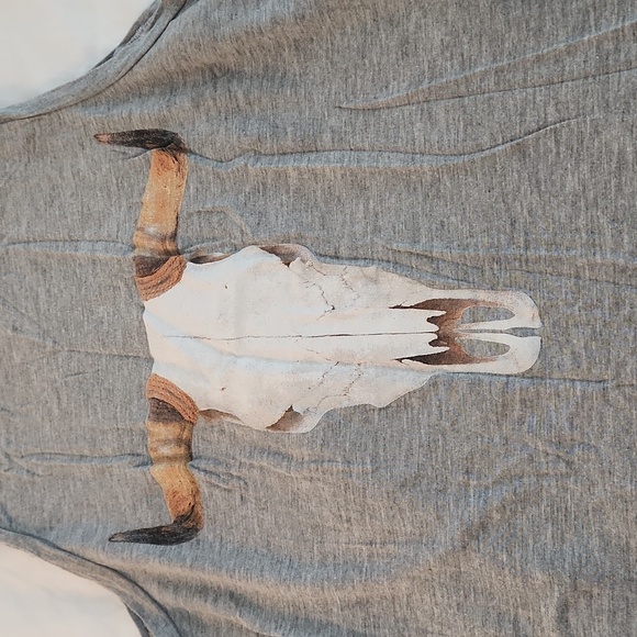 2 Show Me Your Mumu Bull Print Muscle Tee Tank Top Medium - Picture 4 of 5